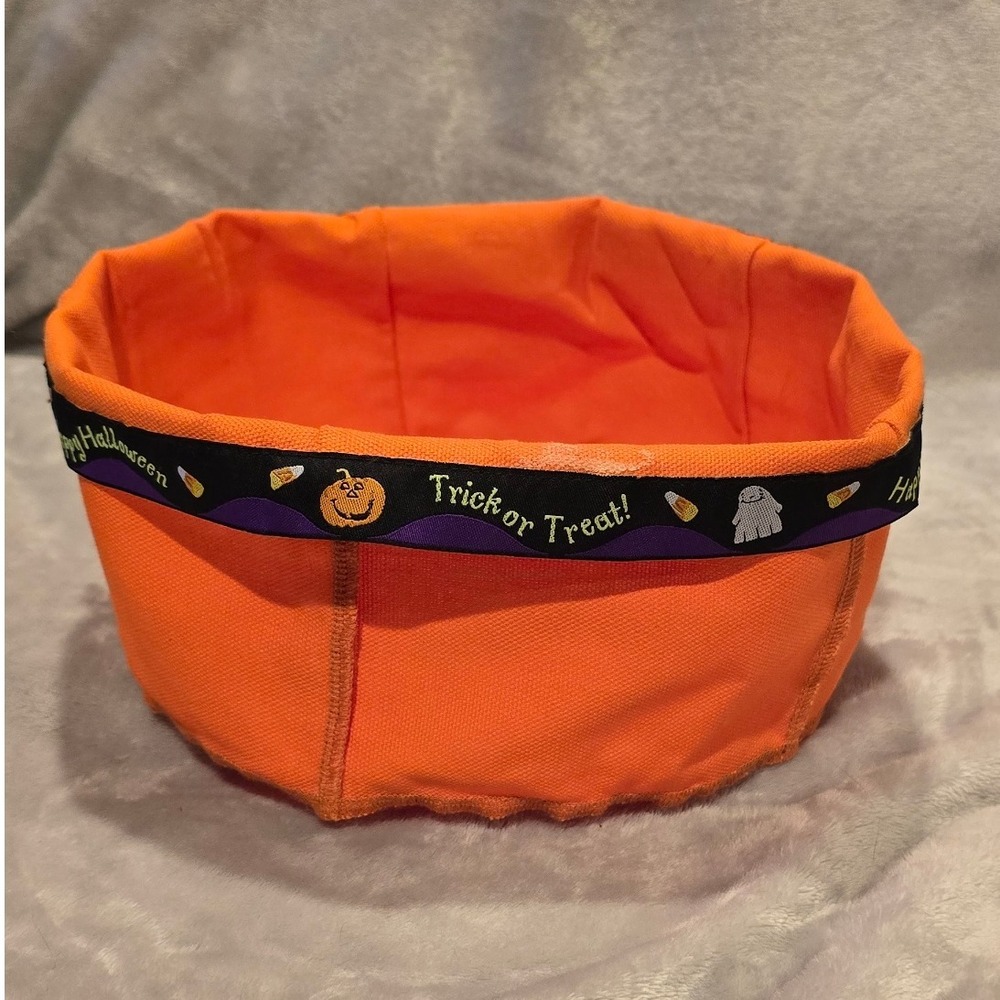 Longaberger Hostess Halloween Basket 2004 Trick or Treat Decor 8.5"